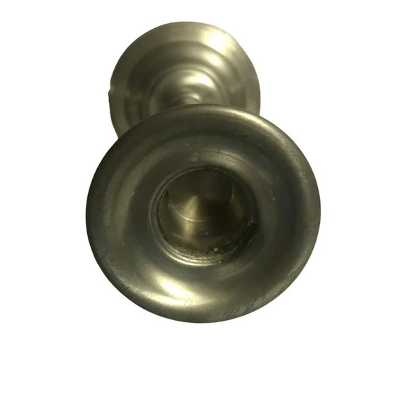 Vintage OLD SAYBROOK 8” Pair Candle Sticks Holders Set of 2 Pewter Collectibles - Picture 8 of 12